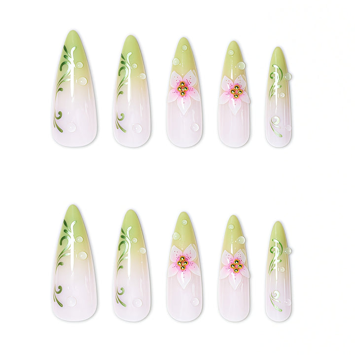Elegant Stiletto Nail Art Extensions Stornfield