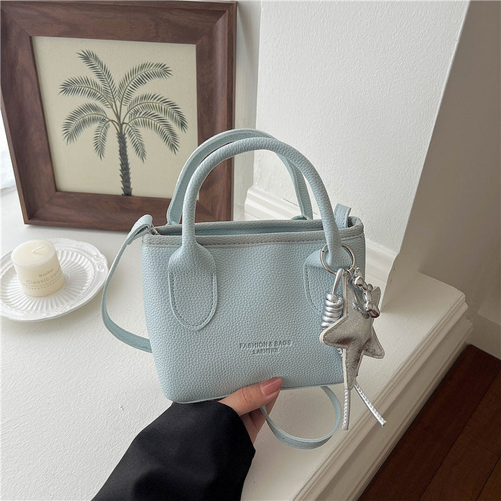 Premium Textured Leather Handheld Tote
