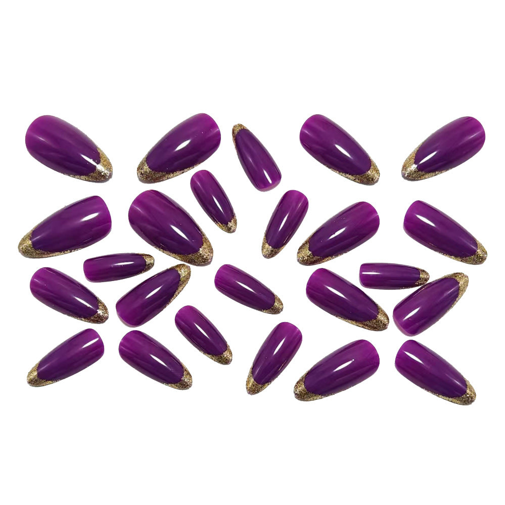 Artificial nails with glitter tip Stornfield