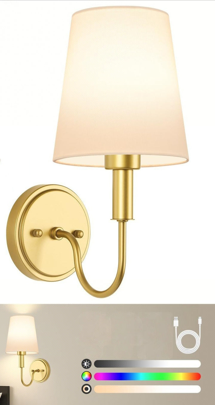 Stylish Remote-Controlled Wall Sconce
