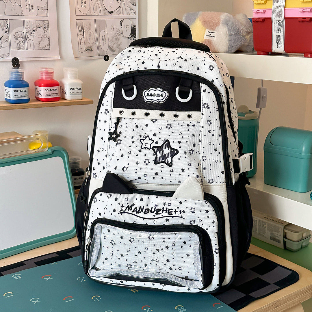 Fun-Themed Plush Backpack Stornfield