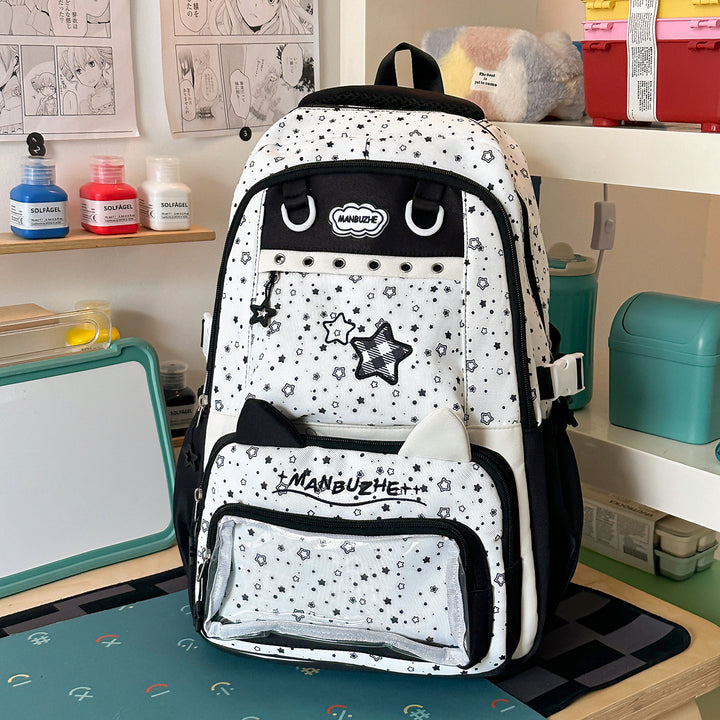 Fun-Themed Plush Backpack Stornfield