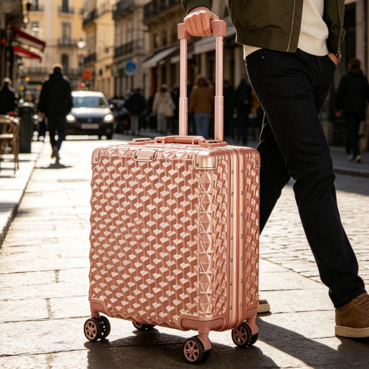 Unisex Premium Textured Hard Shell Carry-On Suitcase Stornfield