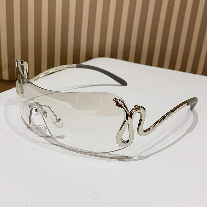 Women's Fashion Oversized Sunglasses with Innovative Metal Frame and Unique Design Stornfield