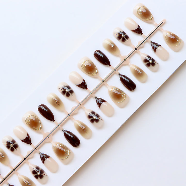 Elegant Artistic Press-On Nail Designs Stornfield