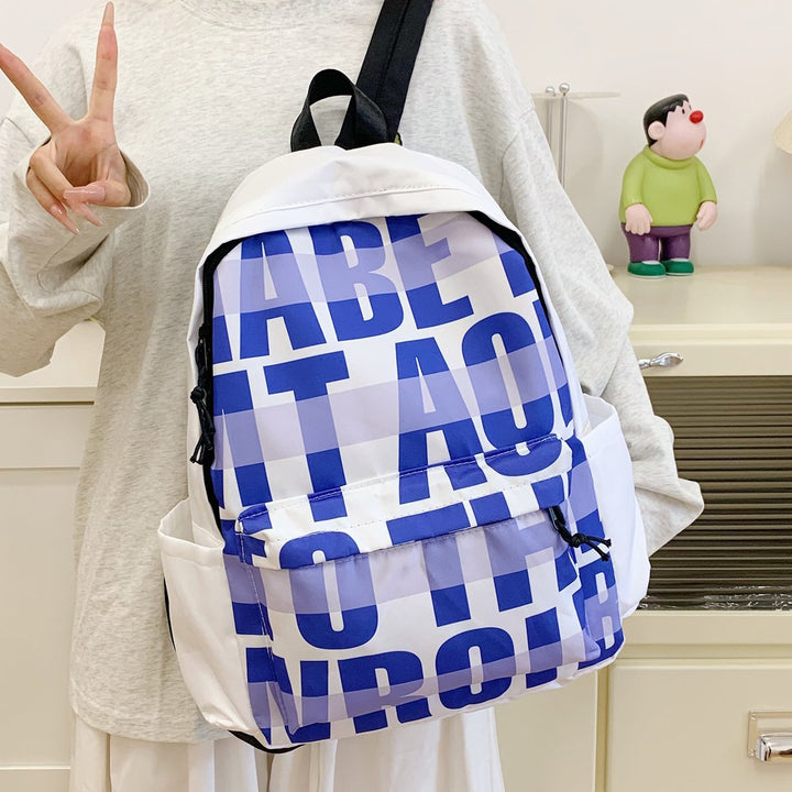 Leisure backpack with eye-catching graphic design and practical compartments Stornfield