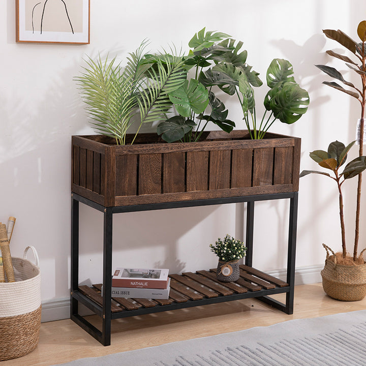 Wooden Planter Stand Stornfield