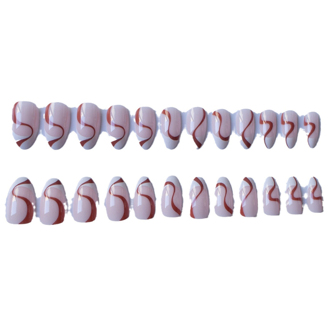 Artistic Swirl Pattern Nail Art Set