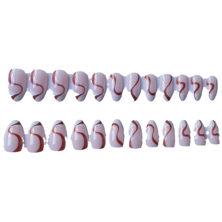Artistic Swirl Pattern Nail Art Set