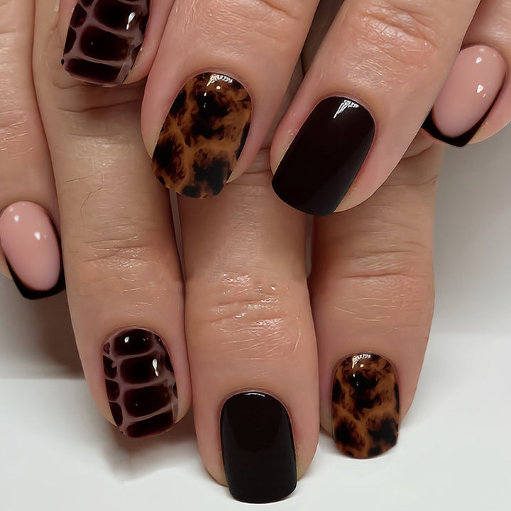 Artistic Press-On Nail Tips Set Stornfield