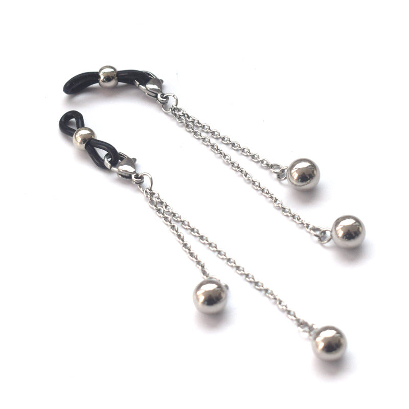 Dangle Earrings with Unique Chain and Bead Design Stornfield