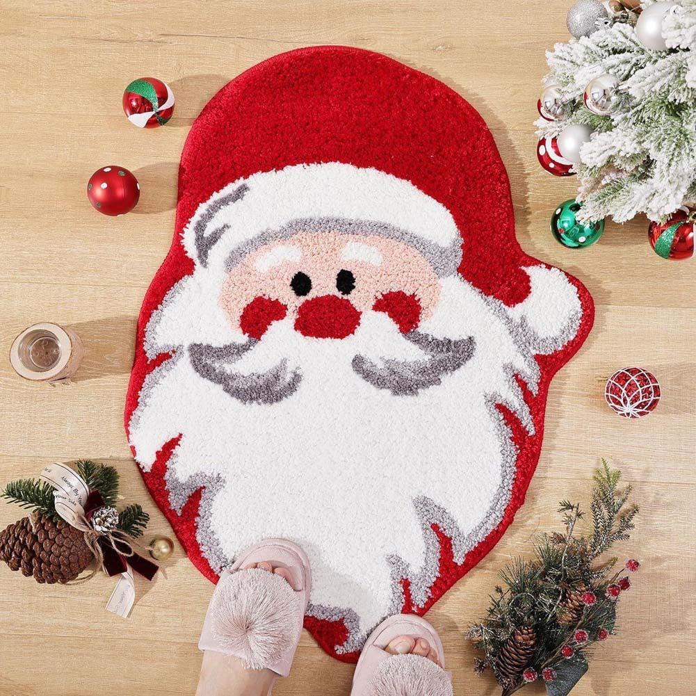 Whimsical Gnome Design Bath Mat