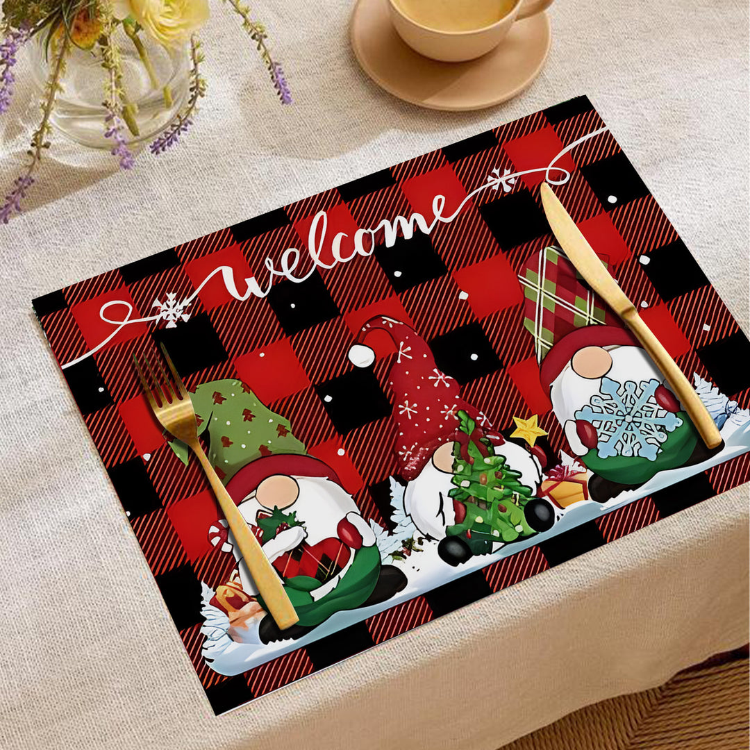 Christmas-Themed Greeting Placemats