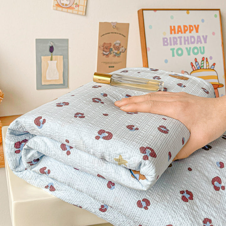 Reversible Playful Baby Quilt