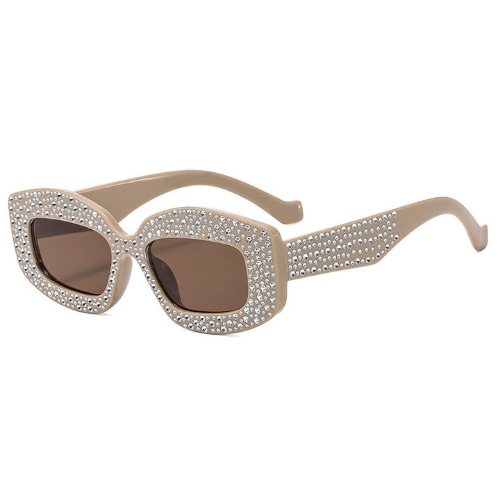 Women striking sunglasses with glamorous rhinestones Stornfield