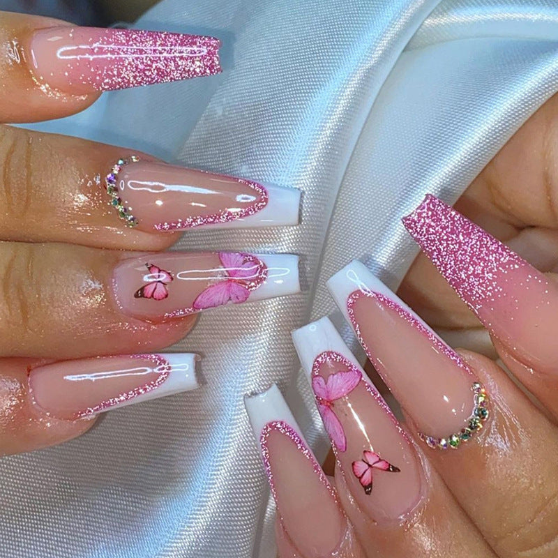Decorative Butterfly Nail Art Extensions Stornfield