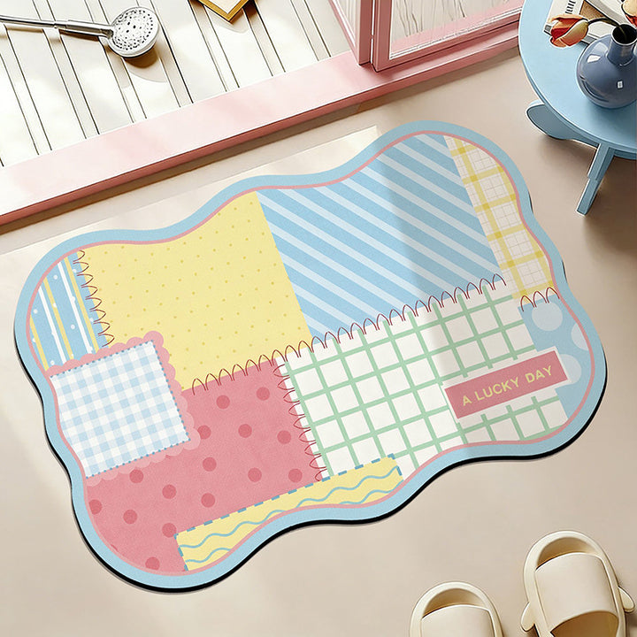 Cute Cartoon Dog Shaped Bath Mat
