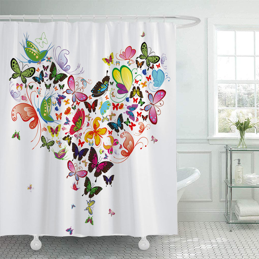 Artistic Tree Design Shower Curtain Stornfield