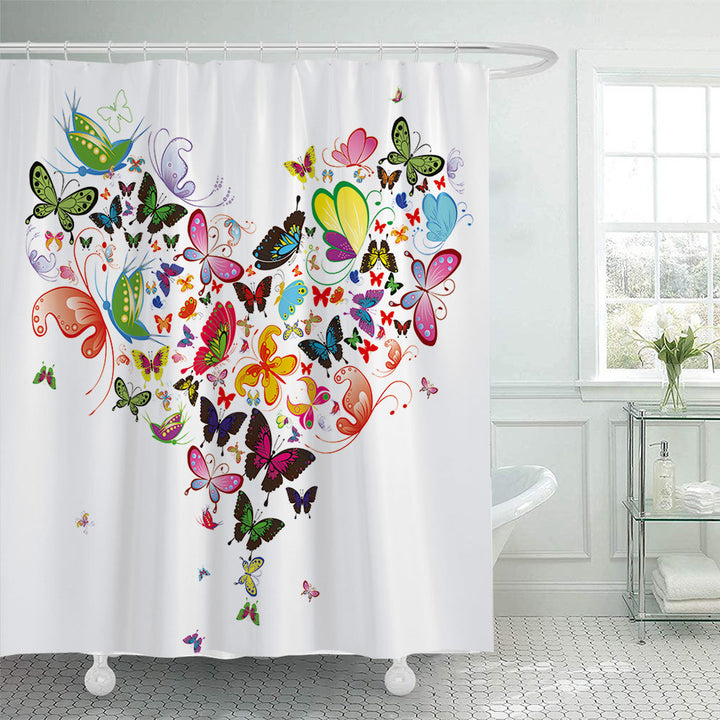 Artistic Tree Design Shower Curtain Stornfield