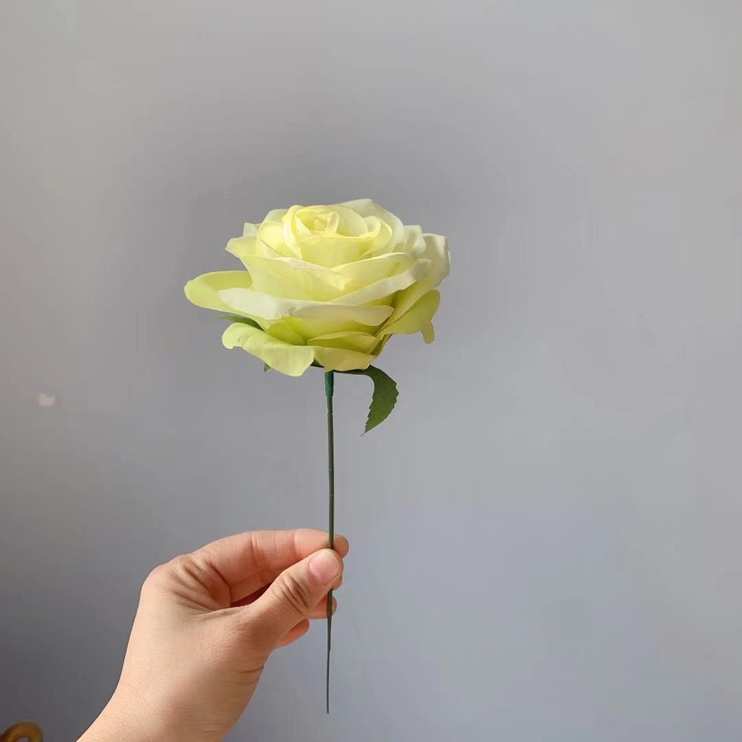 Realistic Silk Rose Stem