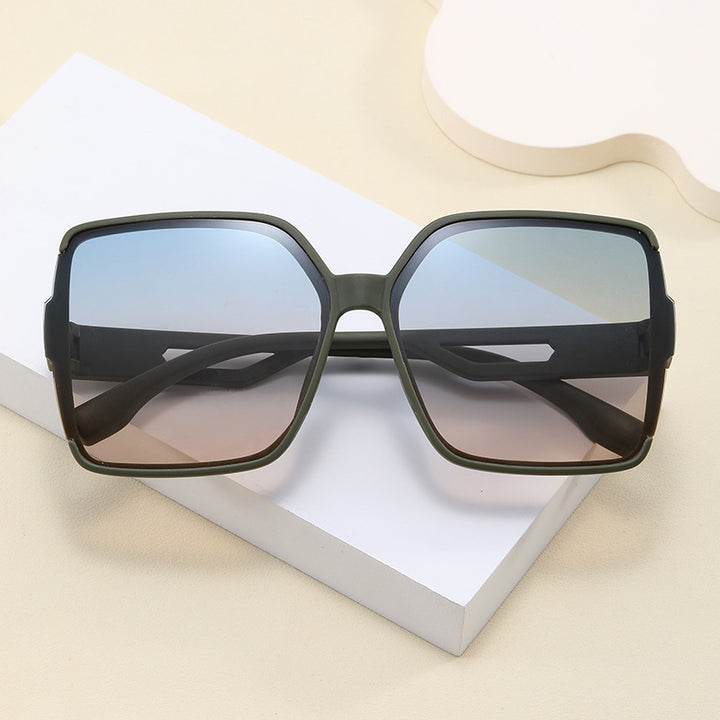 Ladies Oversized Sunglasses with striking angular design Stornfield