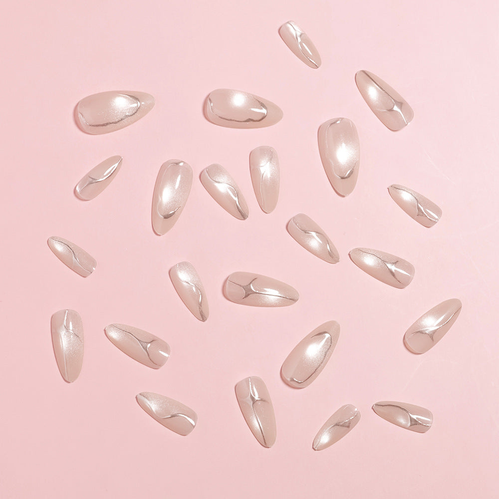 Premium Stiletto Nail Art Set with Chrome Accents Stornfield