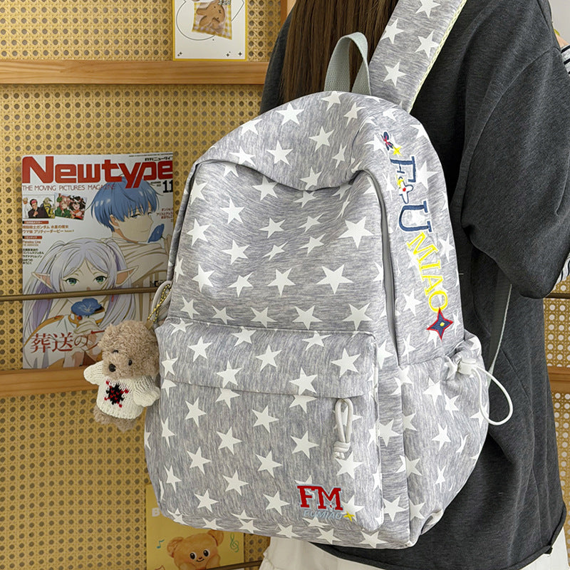 Fun Star-Patterned Casual Backpack Stornfield