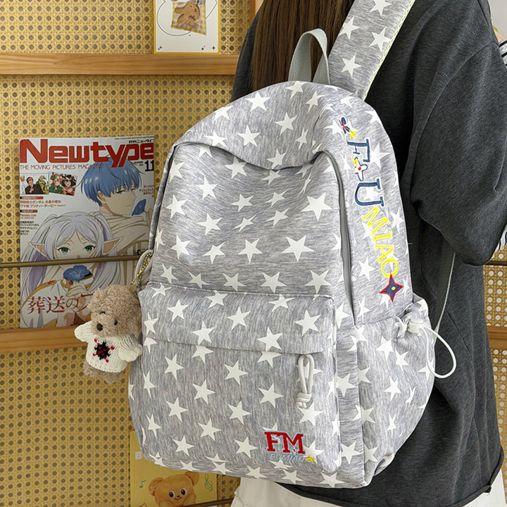 Fun Star-Patterned Casual Backpack Stornfield