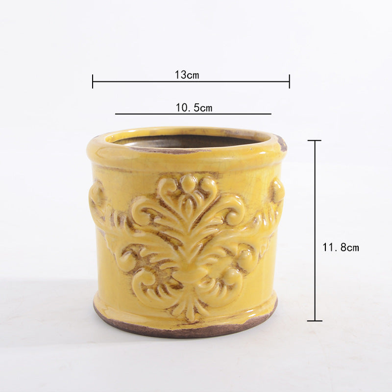 Elegant ceramic flower pot Stornfield