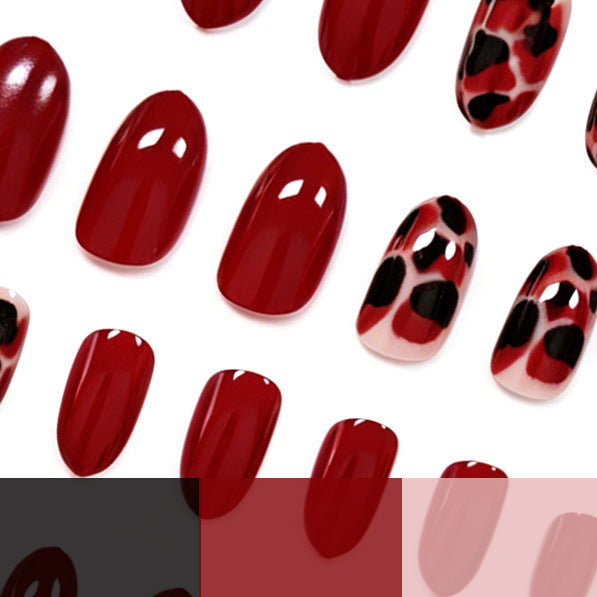 Artistic Leopard Print Nail Extensions Stornfield