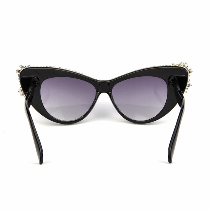 Ladies Glamorous Cat-Eye Sunglasses with Sparkling Jewelry Elements Stornfield