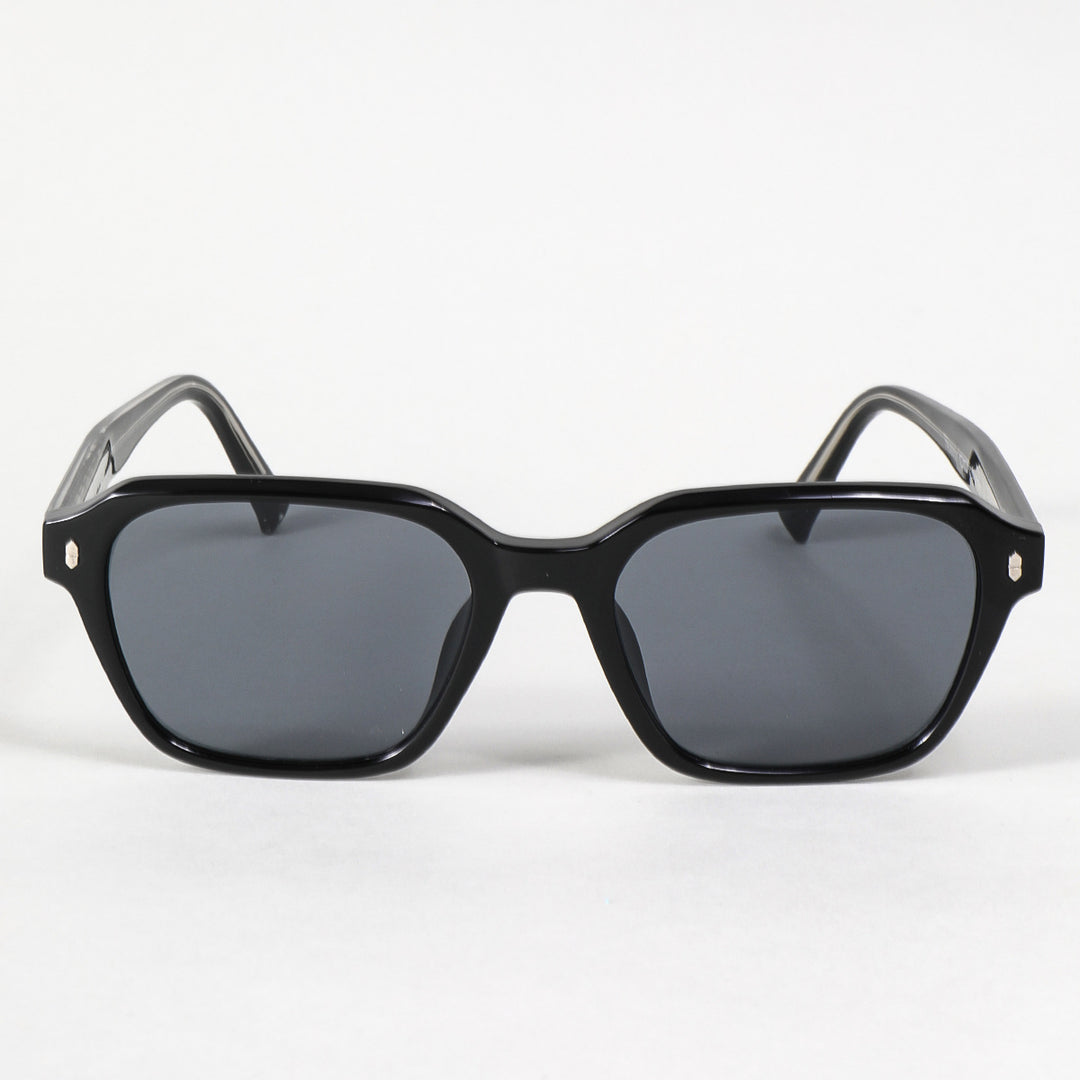 Women's rectangular sunglasses with trendy transparent frame Stornfield