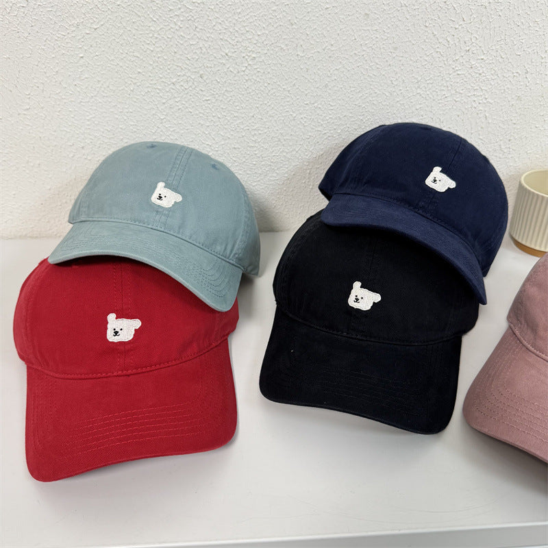 Women's Cute Embroidered Bear Cap Stornfield