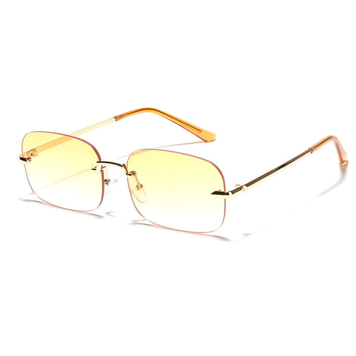 Women Oversized Sunglasses with Filigree Metal Frame Stornfield