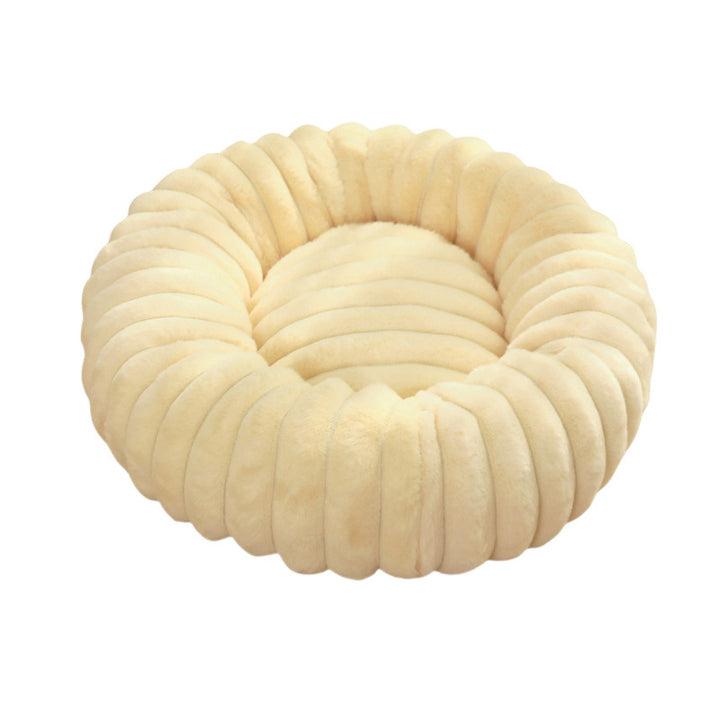 Women Round Cuddle Bed with High Edges Stornfield