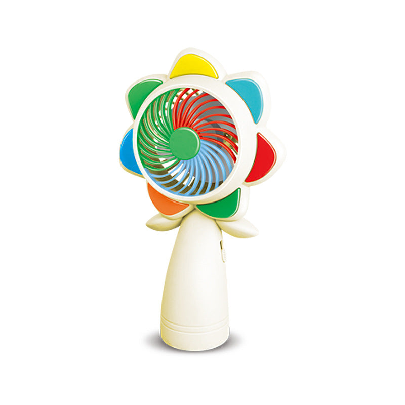 Unisex Portable Mini Hand Fan in Flower Design Stornfield