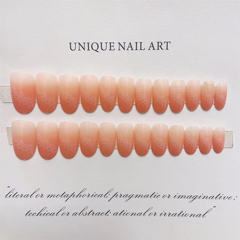 Elegant Gradient Press-On Nail Set