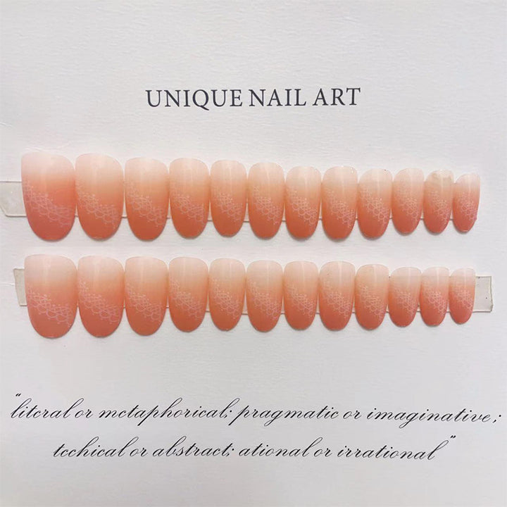 Elegant Gradient Press-On Nail Set
