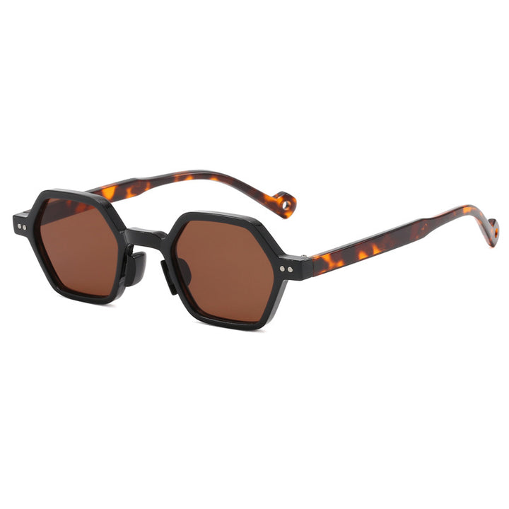 Women's Geometric Sunglasses in Modern Hexagon Design Stornfield