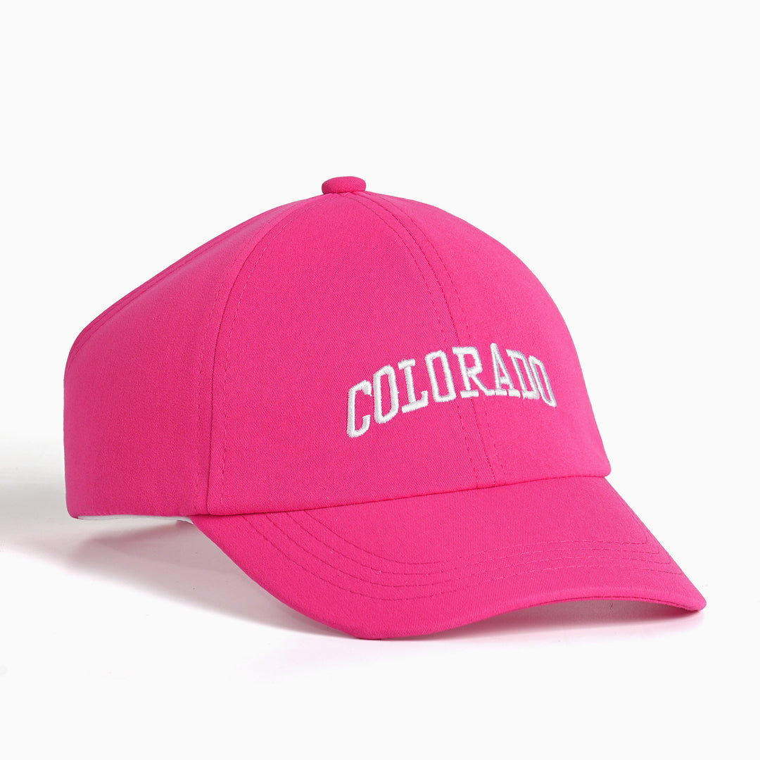 Ladies sporty cotton cap with front embroidery Stornfield