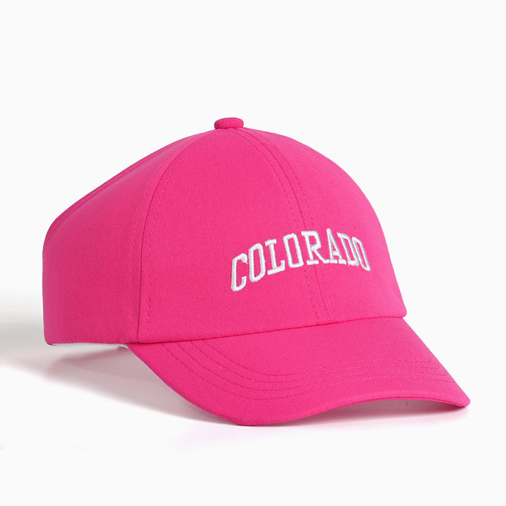 Ladies sporty cotton cap with front embroidery Stornfield
