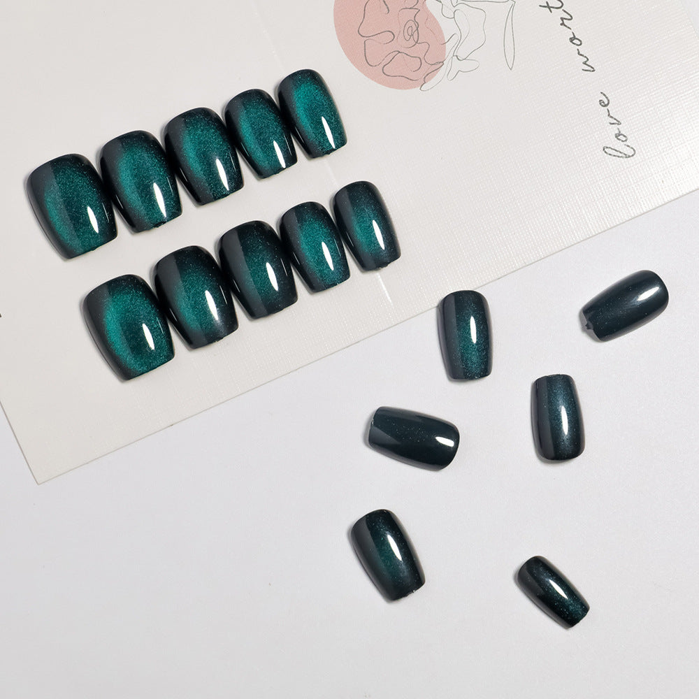 Glossy Ombre Square Press-On Nail Set Stornfield