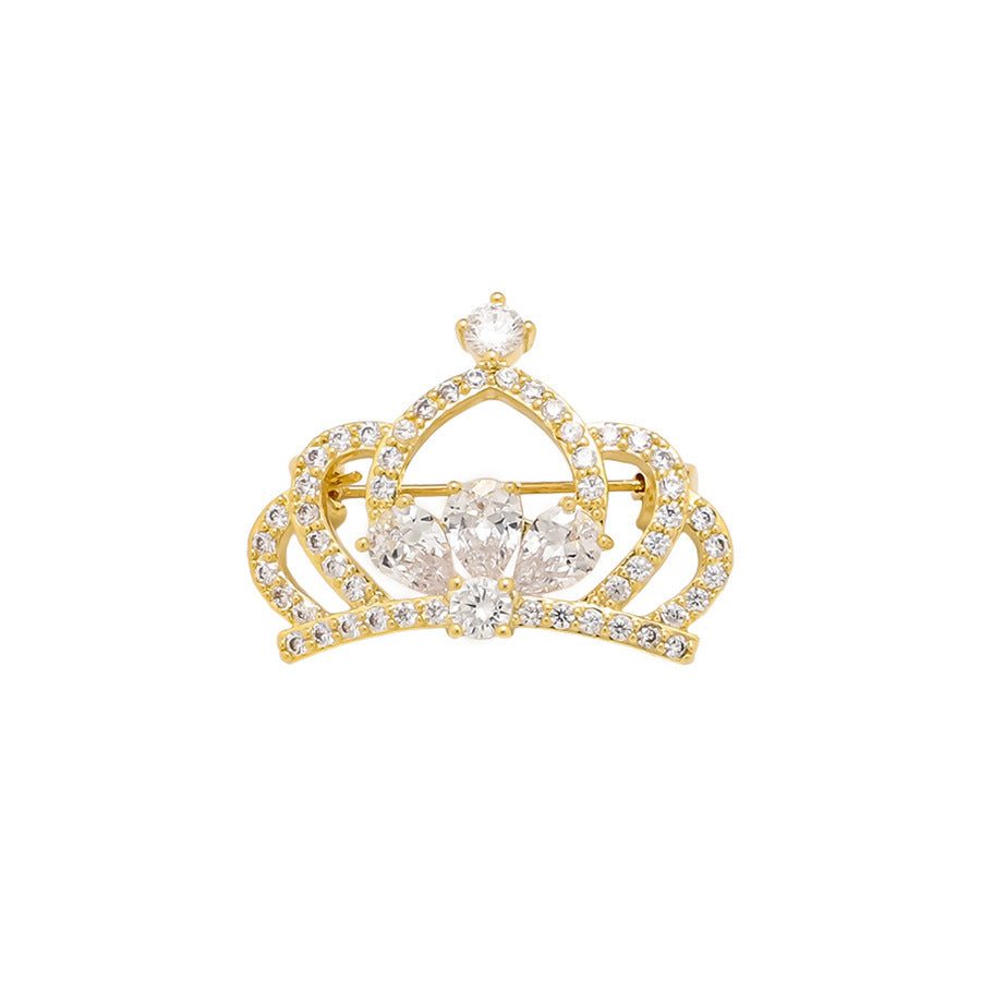 Glittering Crown Brooch Stornfield
