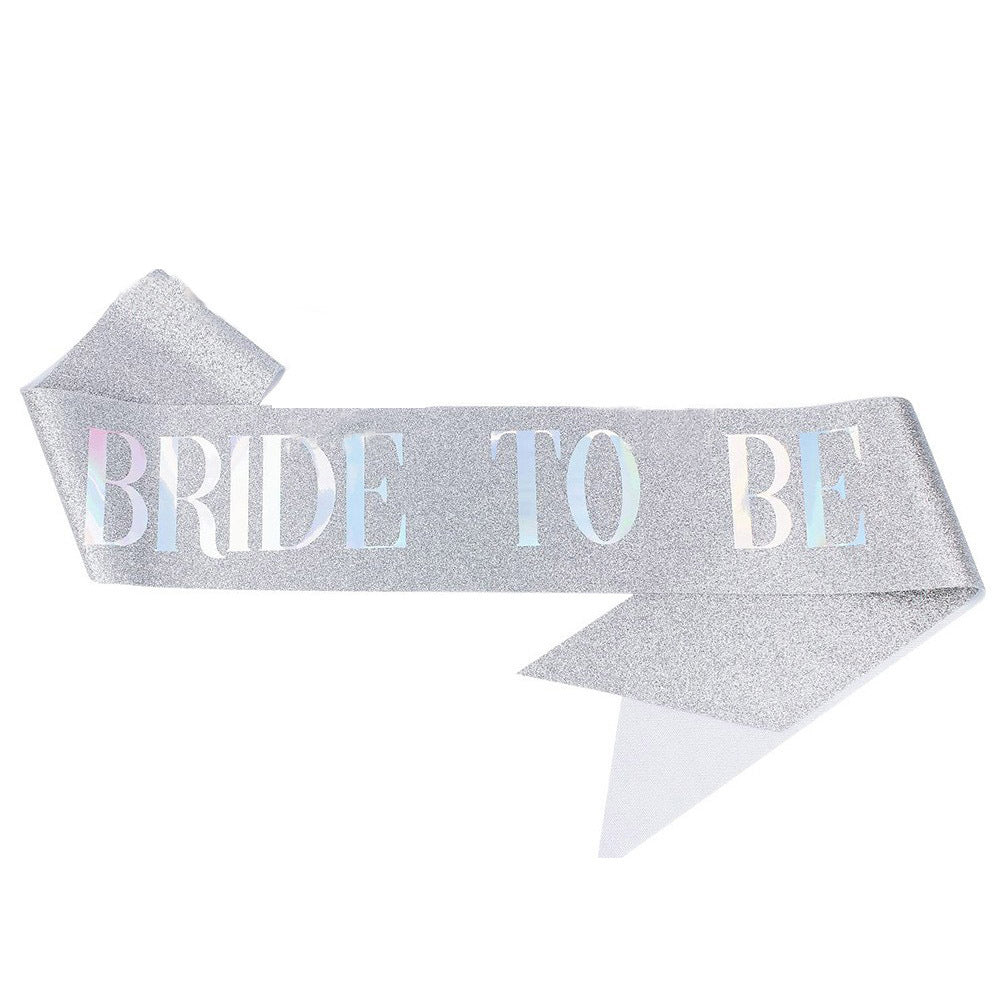 Ladies Glittering Bride Sash Stornfield