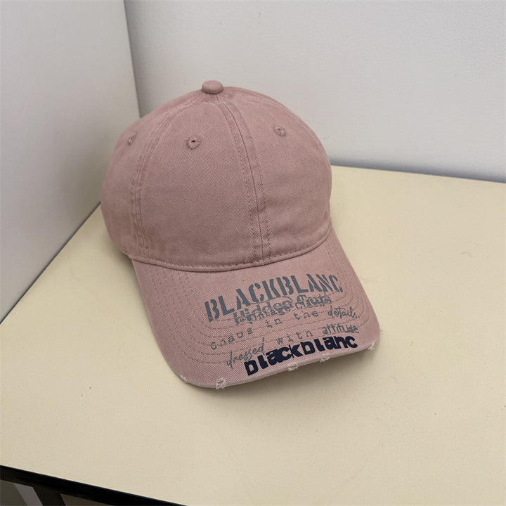 Men's Distressed Graphic Denim Cap Stornfield