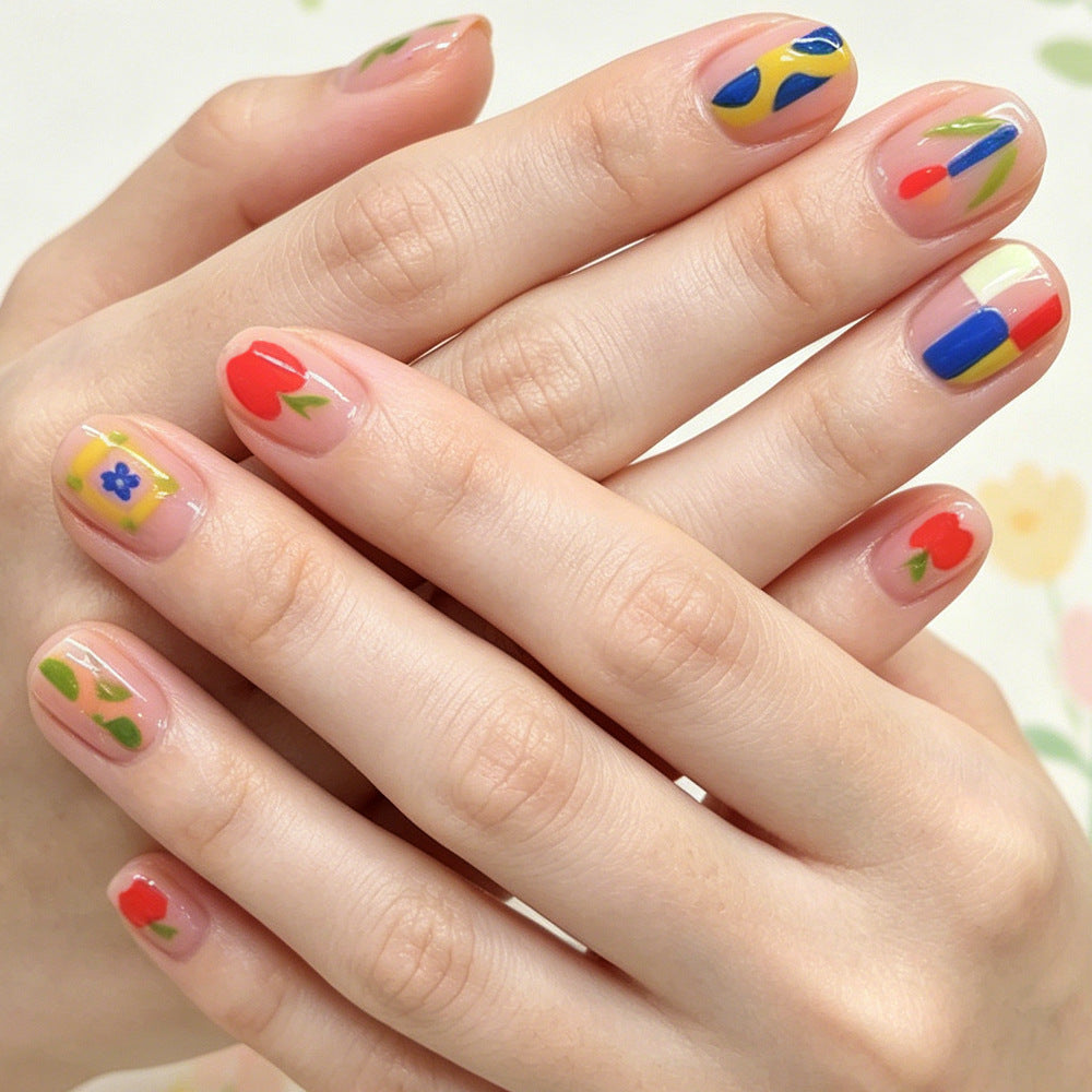 Artistic Floral Nail Art Set Stornfield 1787543173