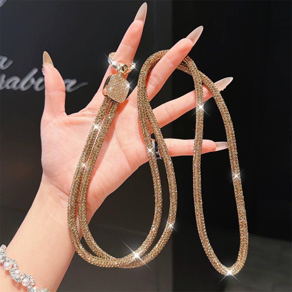 Rhinestone-Embellished Eyewear Lanyard Stornfield