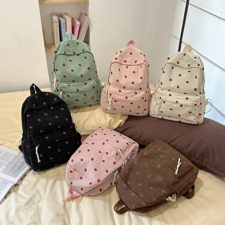 Backpack with Playful Fruit Pattern Stornfield