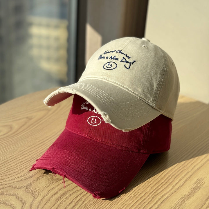 Women's Distressed Cotton Baseball Cap Stornfield 1784270914