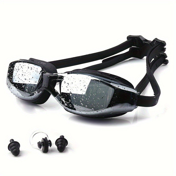 Swimming goggles with ergonomic design and adjustable head strap Stornfield